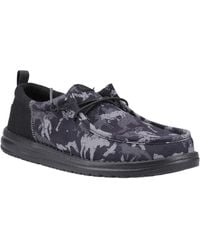 HEYDUDE - Wally Funk Hunt Camo Canvas Shoes - Lyst