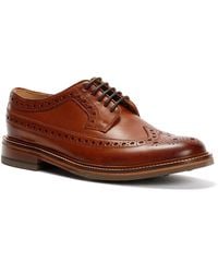 Chapman & Moore - Longwing Brogue Country Leather Berry Shoes - Lyst