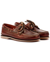 Timberland - Classic 2 Eye Leren Herenschoenen Met Veters - Lyst