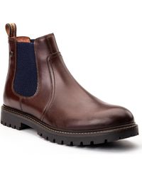 Base London - Zinc Leder Stiefel - Lyst