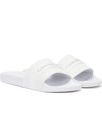 Calvin Klein Fargos 9d Slides - White