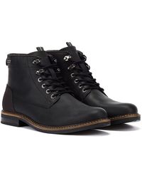 Barbour - Deckham Black Boots - Lyst