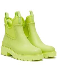 Calvin Klein Mid Chelsea Acid Lime Rainboots - Green