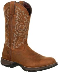 Durango - Rebel Leather Coyote Boots - Lyst