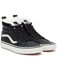 vans all black high tops womens