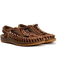 Keen - Uneek Dark Sandals - Lyst