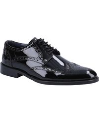 Hush Puppies - Dustin Brogue Patent Leather Patent Brogues Shoes - Lyst