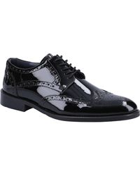 Hush Puppies - Dustin Brogue Patent Leather Patent Brogues Shoes - Lyst