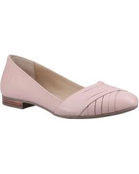 Hush Puppies - Marley Ballerina Leather Blush Flats - Lyst
