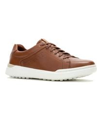 Hush Puppies - Wes Leather Cognac Trainers - Lyst