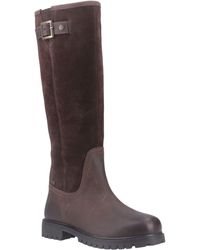 HUNTER - Canna Tall Leather Boots - Lyst