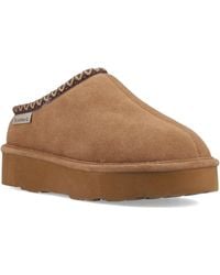 BEARPAW - Martis Suede Hickory Slippers - Lyst