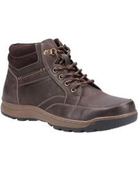 Hush Puppies - Grover Nubuck Tan Boots - Lyst