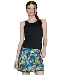 Skechers - Performance Go Walk Shelf Bra Tank Nylon Tops - Lyst
