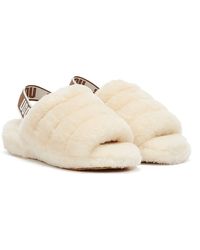 UGG Fluff Yeah Natural Slippers