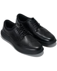 Cole Haan - Grand Aerion Wingtip Oxfords Leather Lace-Up Shoes - Lyst