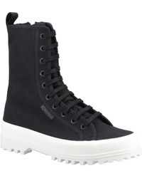 Superga - 2641 Alpina High Cotton Blend Boots - Lyst