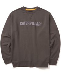 Caterpillar - Midweight Crewneck Cotton Sweatshirt - Lyst