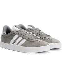 adidas - Vl Court 3.0 Leather Trainers - Lyst
