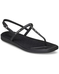 Crocs™ - Miami Studded Thong Flip Sandals - Lyst