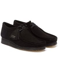 Clarks Wallabee Shoes - Black