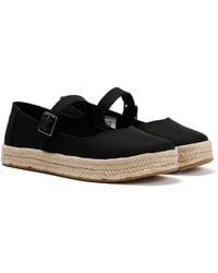 TOMS - Carolina Mary Jane Textile Espadrilles - Lyst