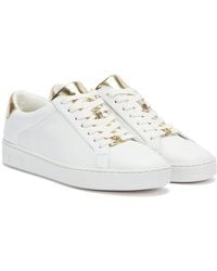 Michael Kors Irving / Gold Trainers - White