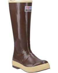 XtraTuf - Legacy 15" Plain Toe Rubber Copper/Tan Wellington Boots - Lyst