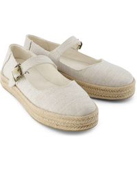 TOMS - Carolina Mary Jane Nylon Espadrilles - Lyst