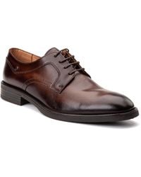 Base London - Sleeve Leather Lace-Up Shoes - Lyst