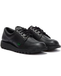 Kickers - Kick Lo Leather Shoes - Lyst