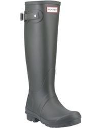 HUNTER - Original Tall Rubber Wellington Boots - Lyst