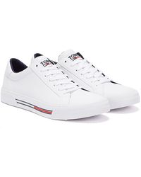 white tommy hilfiger trainers mens