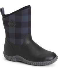 Muck Boot - Muckster Ii Mid Rubber/ Plaid Wellington Boots - Lyst