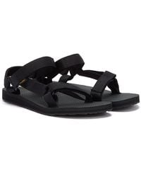 Teva - Original Universal Sandali Neri Da Donna - Lyst
