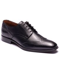 Base London - Sloane Leather Brogues Shoes - Lyst