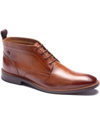 Base London - Belgrave Leather Washed Ankle Boots - Lyst