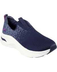 Skechers - Arch Fit D'lux Key Journey Textile Navy Sneakers - Lyst