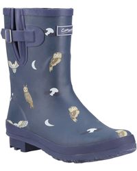 Cotswold - Woodland Mid Rubber Owls Wellington Boots - Lyst