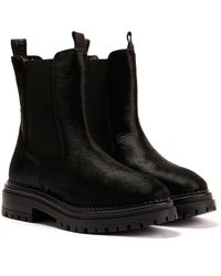 Osprey - The Hampton Chelsea Leather/Pony Hair Boots - Lyst