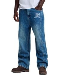 Ed Hardy - Serpent Skull Graphic Relaxed Mid Jeans - Lyst