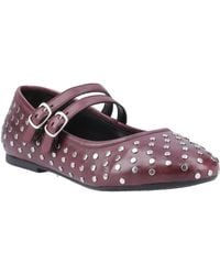 Hush Puppies - Nixie Leather Flats - Lyst