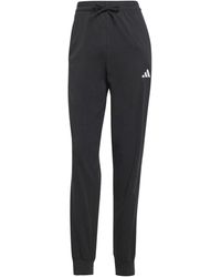 adidas - W 3S Sj Pantaloni Da Ginnastica Neri Da Donna - Lyst