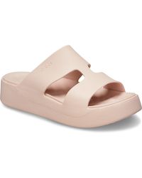 Crocs™ - Getaway Platform H-Strap Synthetic Quartz Sandals - Lyst