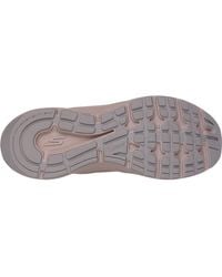 Skechers - Go Run Consistent 2.0 Advantage Sneaker Aus Hellem Braunem/Goldenem Leder - Lyst