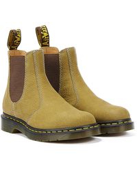 Dr. Martens - 2976 Nubuck Suede Olive Boots - Lyst