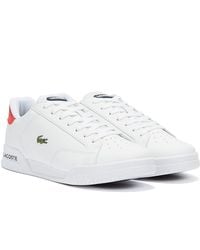 Lacoste Twin Serve 0721 1 / Navy / Red Sneakers - White