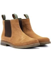 Barbour - Farsley Suede Men's Boots - Lyst