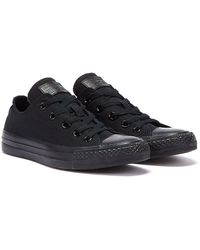 black low top converse shoes