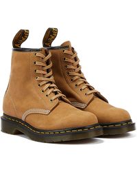 Dr. Martens - Bottes En Daim Nubuck Savane Tan 1460 Eh. - Lyst